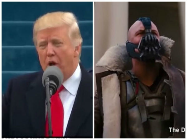 Do you think Trump's inauguration speech was similar to 'Batman' villain Bane? Do you think Trump's inauguration speech was similar to 'Batman' villain Bane?
