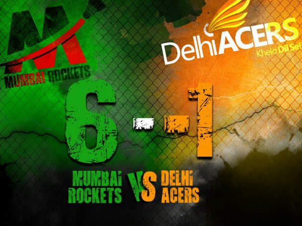 Mumbai beat Delhi 6-1 (Image courtesy: PBL Twitter handle) Mumbai beat Delhi 6-1 (Image courtesy: PBL Twitter handle)