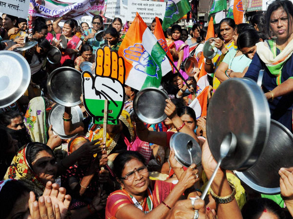 Congress protests against demonetisation Congress protests against demonetisation
