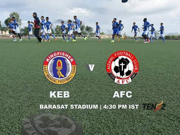 East Bengal Vs Aizawl FC (Image courtesy: Aizawl FC Twitter handle) East Bengal Vs Aizawl FC (Image courtesy: Aizawl FC Twitter handle)