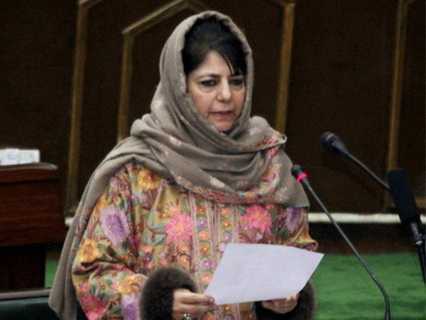 File photo of Jammu and Kashmir Chief Minister Mehbooba Mufti addressing the Legislative Assembly File photo of Jammu and Kashmir Chief Minister Mehbooba Mufti addressing the Legislative Assembly