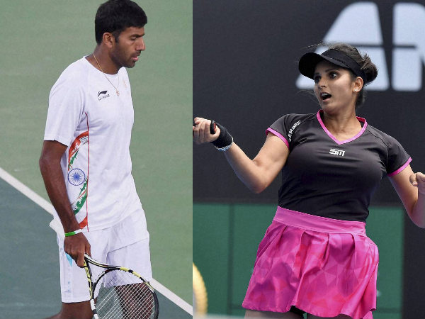 File photo: Rohan Bopanna (left) and Sania Mirza File photo: Rohan Bopanna (left) and Sania Mirza