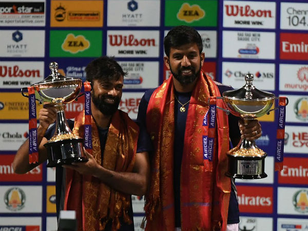 Chennai Open: Rohan Bopanna-Jeevan Nedunchezhiyan lift doubles trophy Chennai Open: Rohan Bopanna-Jeevan Nedunchezhiyan lift doubles trophy