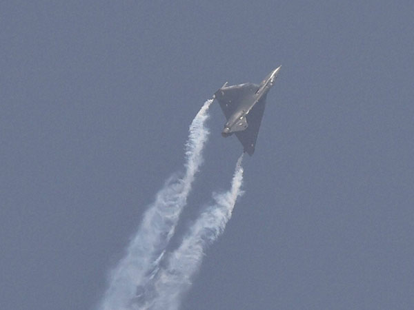 Indian Air Force's Tejas during the 84th Air Force Day parade. Indian Air Force's Tejas during the 84th Air Force Day parade.