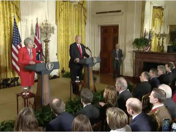 Trump meets British PM Theresa May Trump meets British PM Theresa May