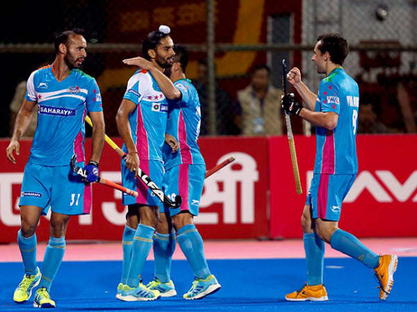 UP Wizards players celebrate (Image courtesy: HIL Twitter handle) UP Wizards players celebrate (Image courtesy: HIL Twitter handle)