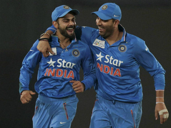Kohli (left) and Yuvraj celebrate a Pakistan wicket during Asia Cup T20 last year Kohli (left) and Yuvraj celebrate a Pakistan wicket during Asia Cup T20 last year