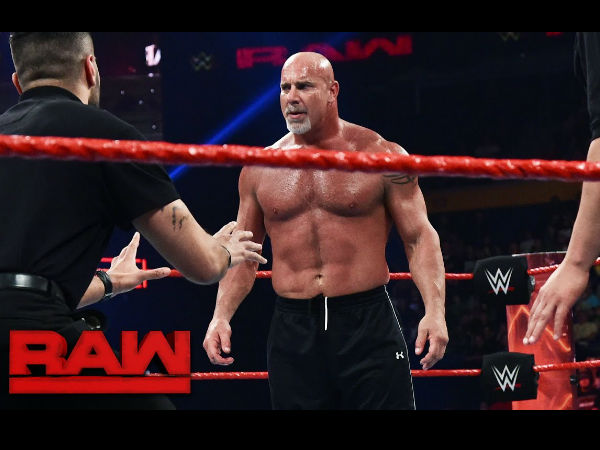 Goldberg to main event this year's Wrestlemania (image courtesy WWE) Goldberg to main event this year's Wrestlemania (image courtesy WWE)