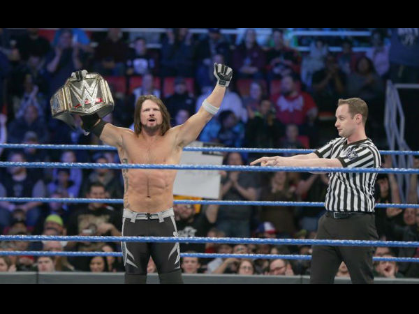 AJ Styles is rumoured to get a dream match at Wrestlemania (image courtesy WWE.com) AJ Styles is rumoured to get a dream match at Wrestlemania (image courtesy WWE.com)