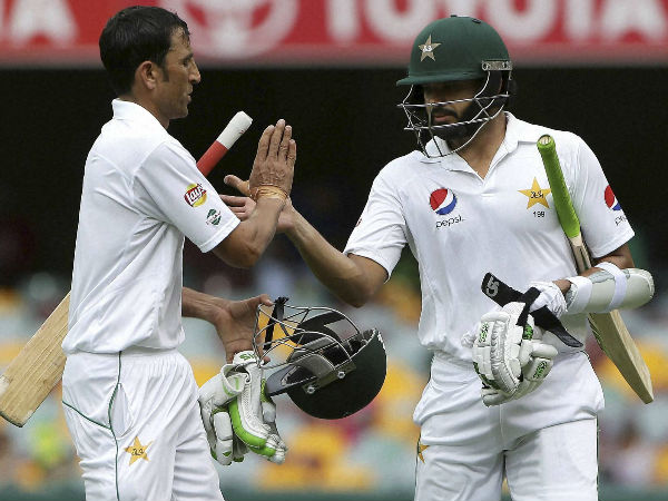 File photo: Younis (left) and Azhar helped Pakistan make a strong reply File photo: Younis (left) and Azhar helped Pakistan make a strong reply