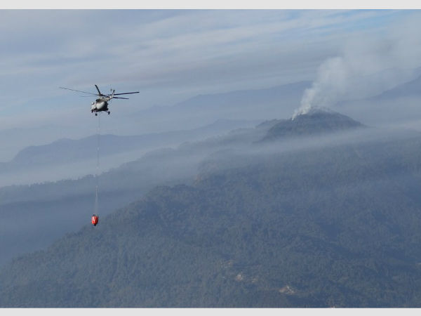 IAF carried out the Bambi Bucket operation to douse the fire