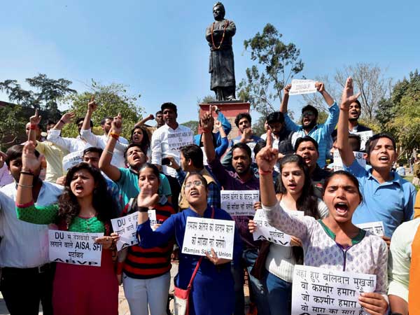 AAP slams BJP as Gurmehar Kaur gets rape threats AAP slams BJP as Gurmehar Kaur gets rape threats
