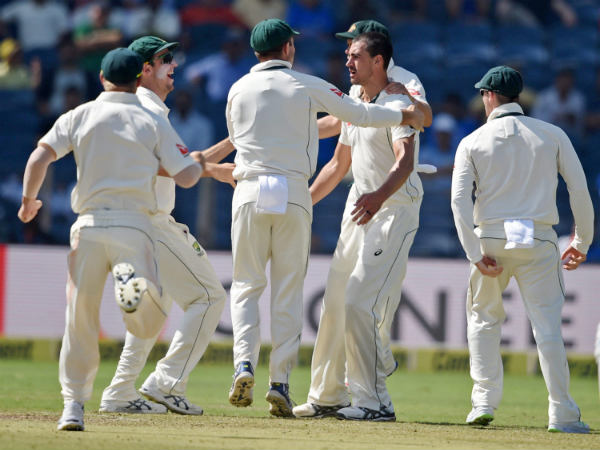 File photo: Australian players celebrate in Pune File photo: Australian players celebrate in Pune