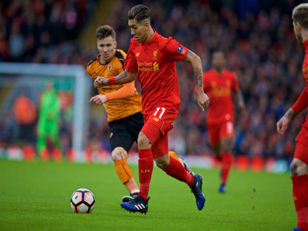 Roberto Firmino (centre) (Image courtesy: Liverpool Twitter handle) Roberto Firmino (centre) (Image courtesy: Liverpool Twitter handle)