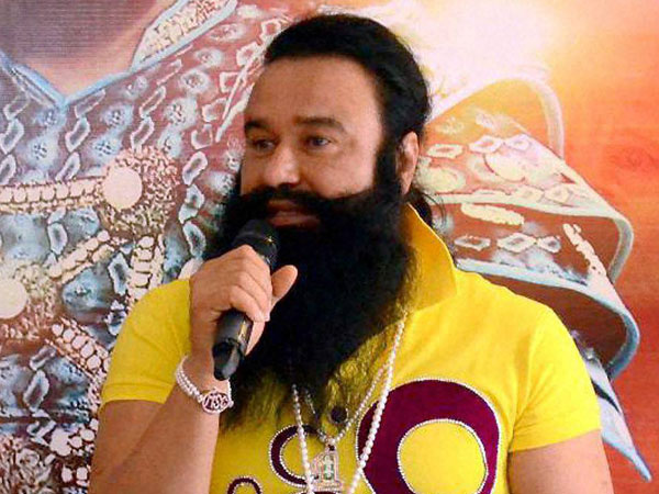 File photo of Gurmeet Ram Rahim Singh at a press conference File photo of Gurmeet Ram Rahim Singh at a press conference