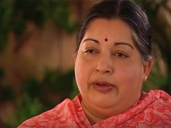 File photo of former Tamil Nadu chief minister Jayalalithaa File photo of former Tamil Nadu chief minister Jayalalithaa