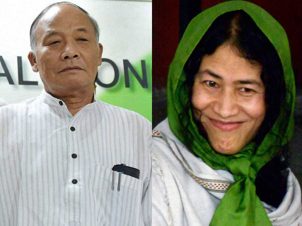 Sharmila and Singh will contest from Thoubal constituency Sharmila and Singh will contest from Thoubal constituency