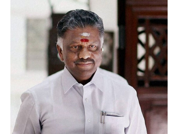 Chennai: File photo of Senior AIADMK leader and Tamil Nadu Chief Minister O Panneerselvam in Chennai. Chennai: File photo of Senior AIADMK leader and Tamil Nadu Chief Minister O Panneerselvam in Chennai.