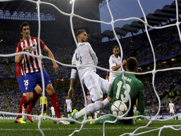 File photo: Sergio Ramos (centre) in action for Real Madrid File photo: Sergio Ramos (centre) in action for Real Madrid