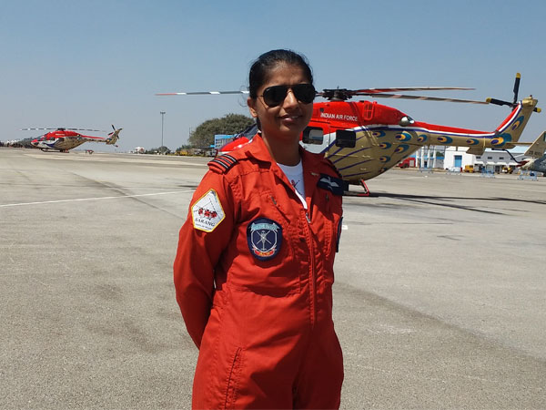 Sqaudron leader Sneha Sqaudron leader Sneha