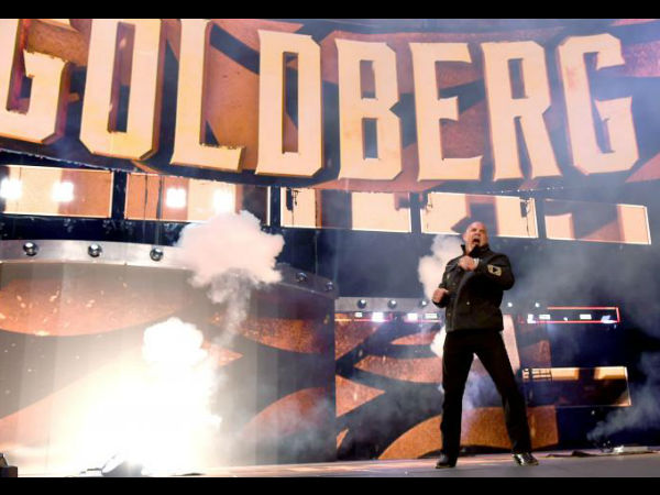 Goldberg on Raw (image courtesy WWE.com) Goldberg on Raw (image courtesy WWE.com)