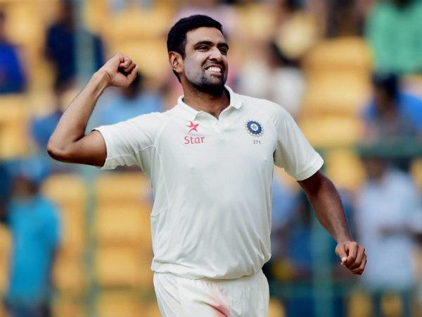 Ashwin celebrates after dismissing Peter Handscomb in the 2nd Test in Bengaluru on Tuesday (March 7) Ashwin celebrates after dismissing Peter Handscomb in the 2nd Test in Bengaluru on Tuesday (March 7)