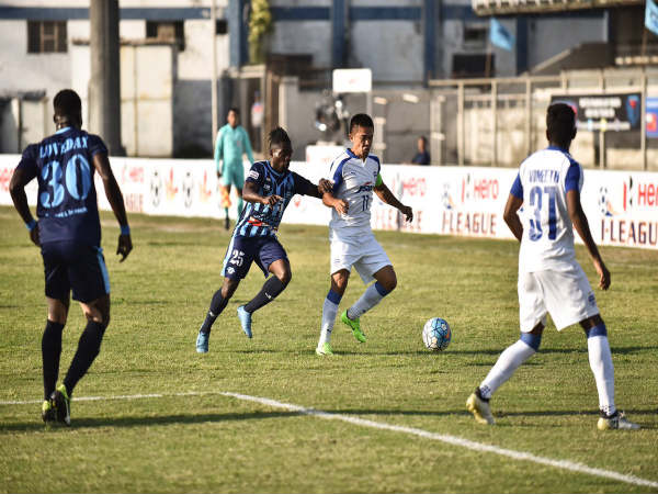 Bengaluru FC captain Sunil Chhetri with the ball against Minerva Punjab (Image courtesy: Bengaluru FC Twitter handle) Bengaluru FC captain Sunil Chhetri with the ball against Minerva Punjab (Image courtesy: Bengaluru FC Twitter handle)