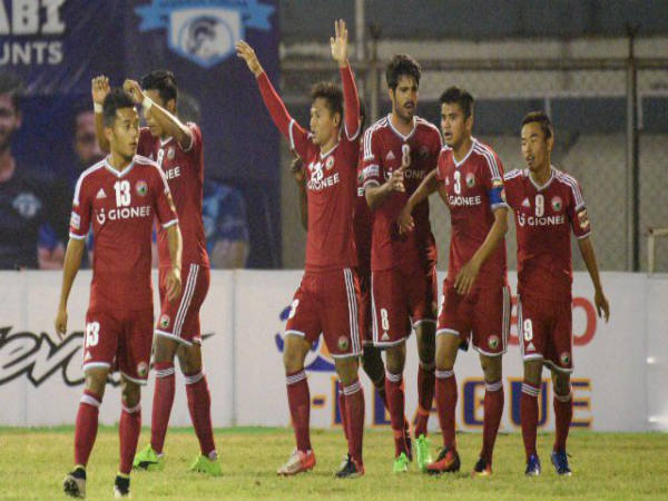 Lajong players celebrate (Image courtesy: I-League Twitter handle) Lajong players celebrate (Image courtesy: I-League Twitter handle)