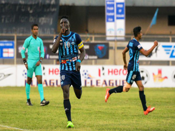Minerva's Kareem Nurain celebrates (Image courtesy: I-League Twitter handle) Minerva's Kareem Nurain celebrates (Image courtesy: I-League Twitter handle)