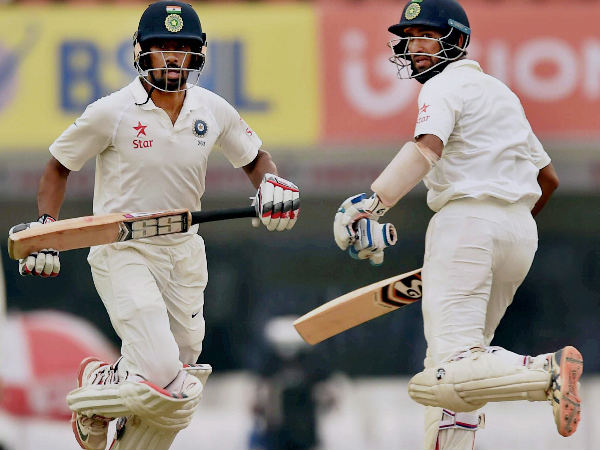 File photo: Wriddhiman Saha (left) and Cheteshwar Pujara File photo: Wriddhiman Saha (left) and Cheteshwar Pujara