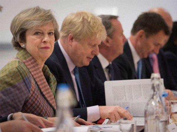 Britain's Prime Minister Theresa May holds a regional Cabinet meeting in Runcorn as she launched her industrial strategy for post-Brexit Britain. Britain's Prime Minister Theresa May holds a regional Cabinet meeting in Runcorn as she launched her industrial strategy for post-Brexit Britain.