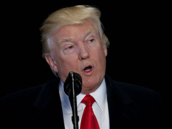 President Donald Trump speaks in Washington President Donald Trump speaks in Washington