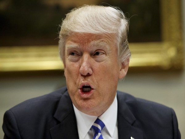 In this March 1, 2017 photograph, US President Donald Trump speaks in the Roosevelt Room of the White House in Washington. Photo credit: AP/PTI In this March 1, 2017 photograph, US President Donald Trump speaks in the Roosevelt Room of the White House in Washington. Photo credit: AP/PTI