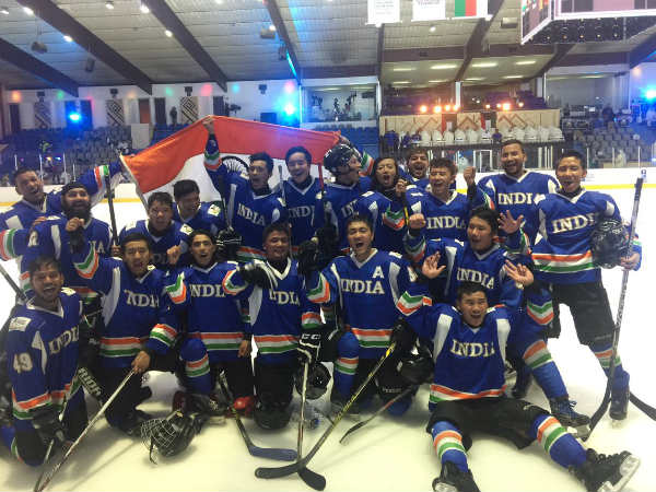Indian players celebrate one of their wins in Kuwait. Photo from Twitter Indian players celebrate one of their wins in Kuwait. Photo from Twitter