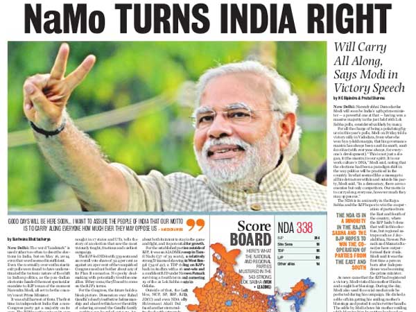 'NaMo turns India Right'