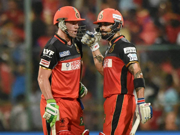 File photo: De Villiers and Kohli at IPL File photo: De Villiers and Kohli at IPL