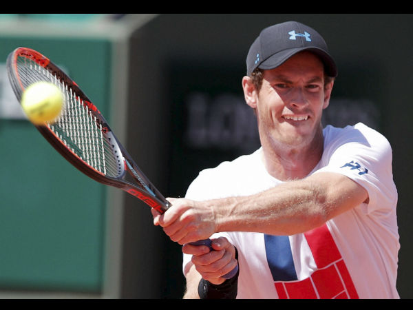 File photo: Britain's Andy Murray returns the ball during a training session for the French Open tennis tournament. File photo: Britain's Andy Murray returns the ball during a training session for the French Open tennis tournament.