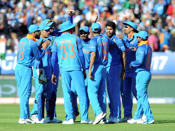 Indian players celebrate
