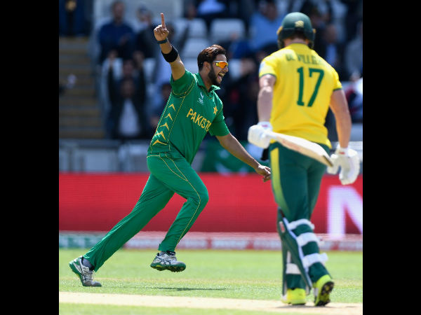 ICC Champions Trophy 2017: Pakistan upset South Africa, win by 19 runs via D/L method ICC Champions Trophy 2017: Pakistan upset South Africa, win by 19 runs via D/L method
