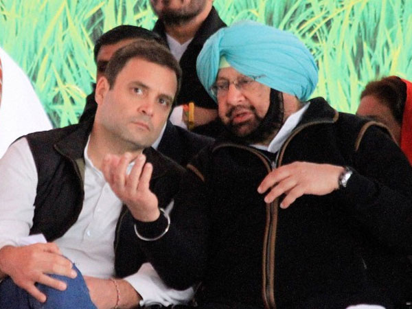 File photo of Congress vice-president Rahul Gandhi and Punjab Chief Minister Captain Amarinder Singh. File photo of Congress vice-president Rahul Gandhi and Punjab Chief Minister Captain Amarinder Singh.