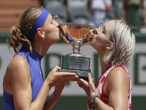 From left: Bethanie Mattek-Sands and Lucie Safarova From left: Bethanie Mattek-Sands and Lucie Safarova