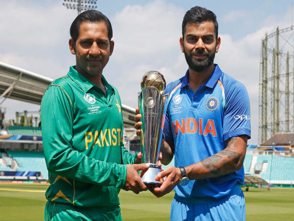 From left: Pakistan captain Sarfraz Ahmed and Indian captain Virat Kohli From left: Pakistan captain Sarfraz Ahmed and Indian captain Virat Kohli