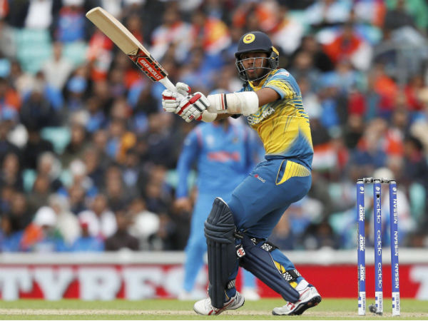 Kusal Mendis plays a shot Kusal Mendis plays a shot