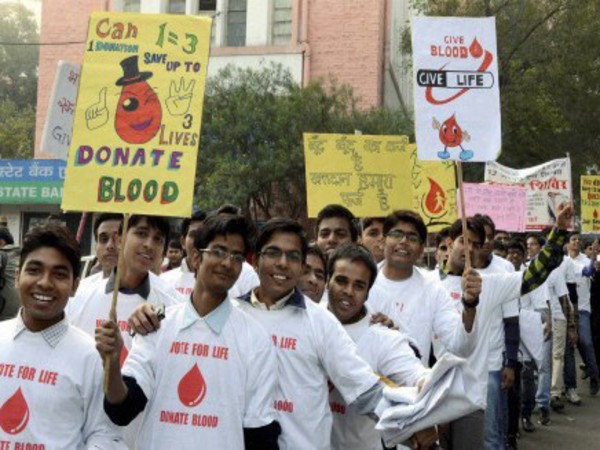 Junior doctors taking out an awareness rally for blood donation. PTI file photo Junior doctors taking out an awareness rally for blood donation. PTI file photo