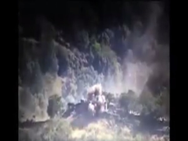 Screenshot of video posted by Pakistan Army's Major General Asif Ghafoor Screenshot of video posted by Pakistan Army's Major General Asif Ghafoor