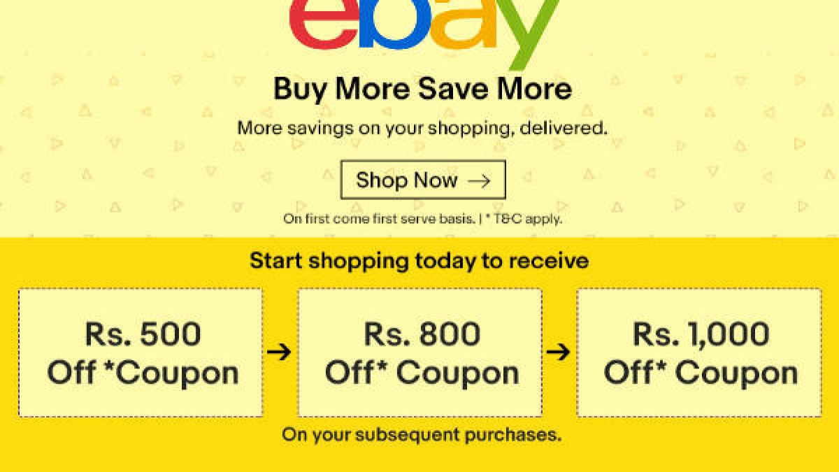 AWAITS FOR YOU! Rs. 1000 FREE Shopping Coupon* From eBay Oneindia News