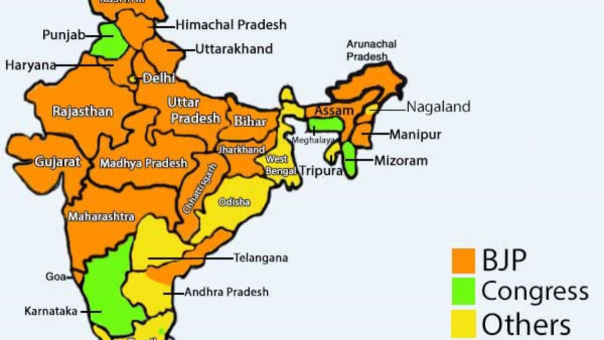 BJP wraps up 2017 on a high Forms govt in 6 out of 7 states Oneindia News