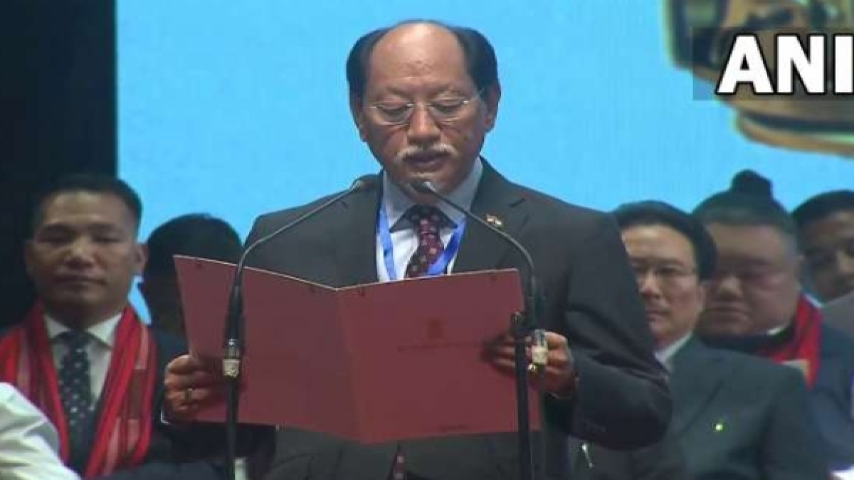 Neiphiu Rio sworn in as Nagaland CM for 5th term, PM Modi attends