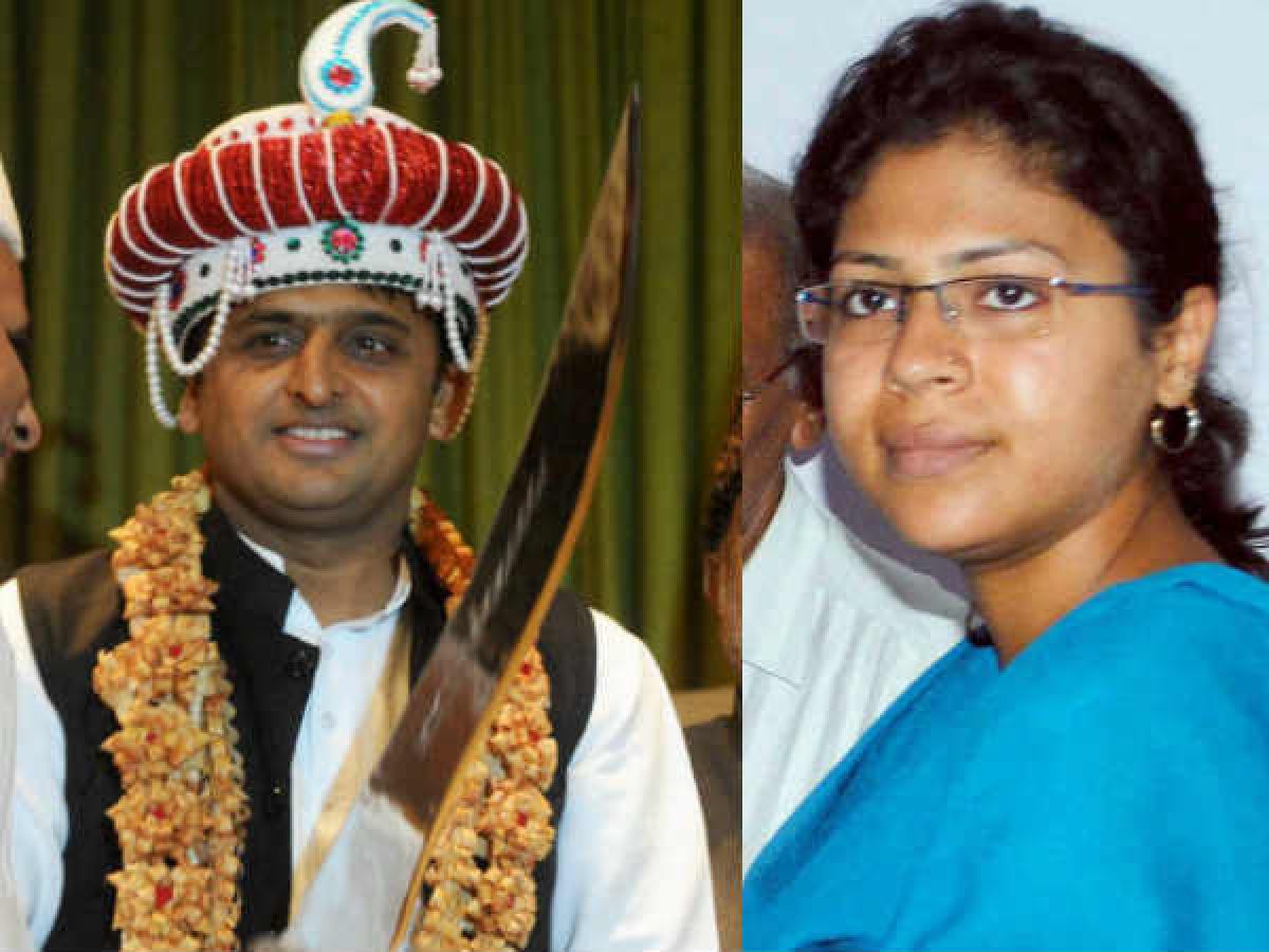 Akhilesh Yadav remember Durga Shakti Nagpal she is future Kiran Bedi