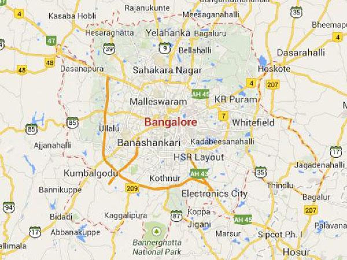 Kr Puram Bangalore Map Bangalore: Infosys Techie Booked Under Sec 377 After Wife Films His Gay  Acts - Oneindia News